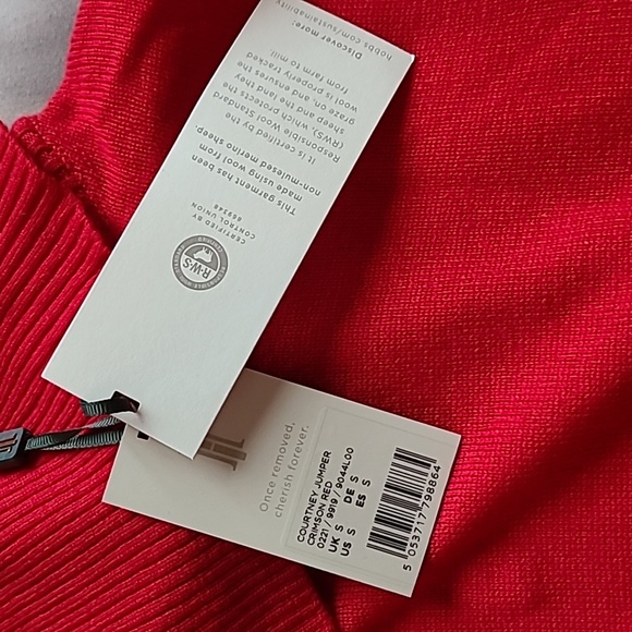 ๐Host Pick๐ HOBBS London Red Courtney Jumper Sweater - Picture 5 of 12